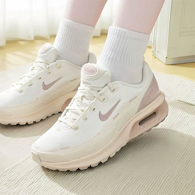 Nike耐克AIR MAX BIA SE运动鞋女子气垫跑步鞋新款粉色网面休闲鞋