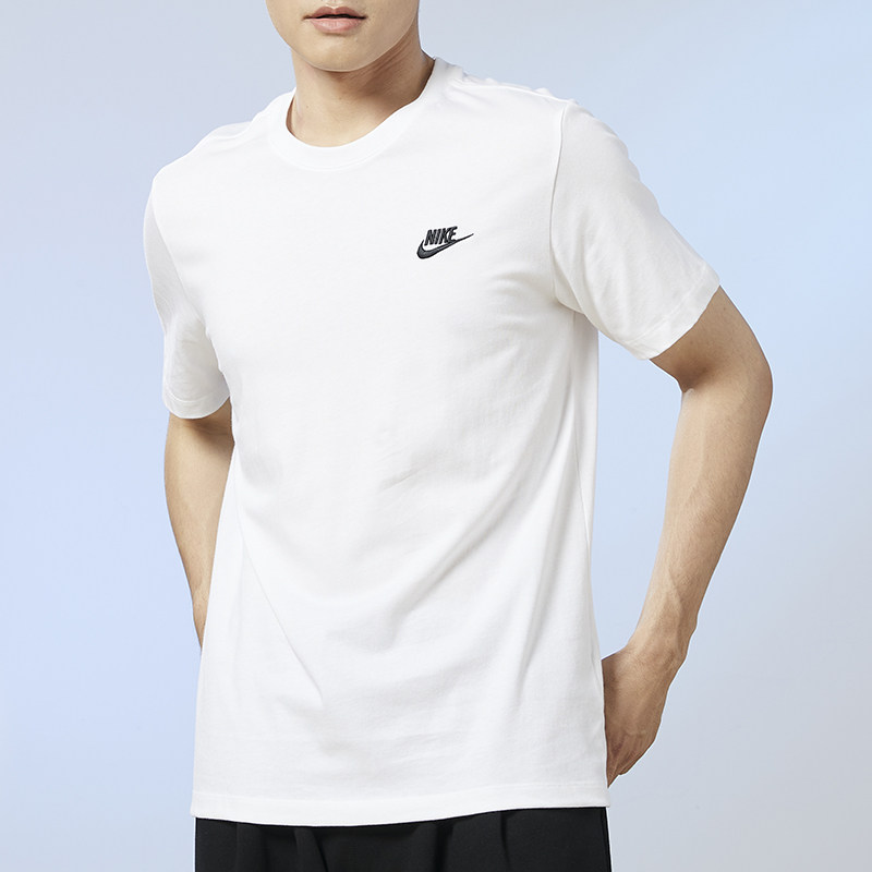 Nike耐克短袖男白色T恤