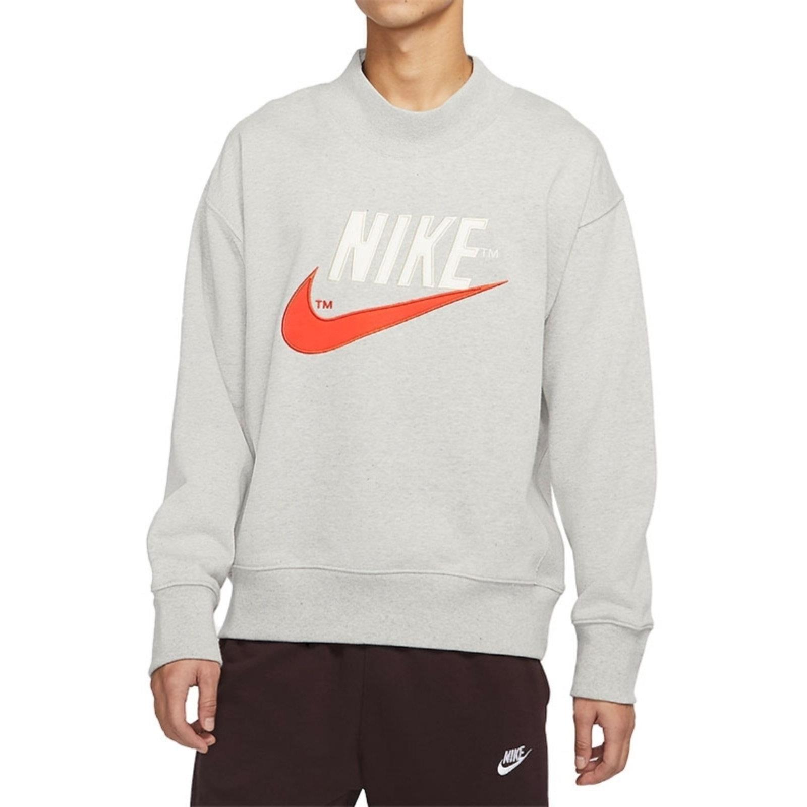 正品Nike耐克卫衣男子春季复古半高领休闲套头衫 DM5274-050