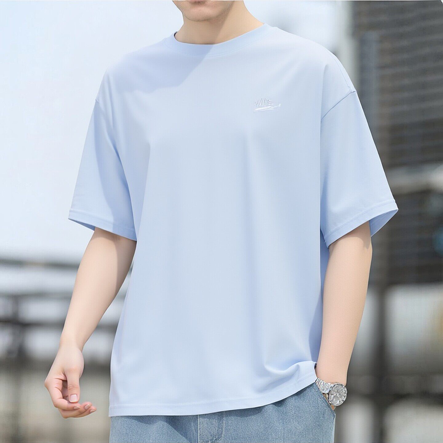 蓝色短袖Nike耐克正品男