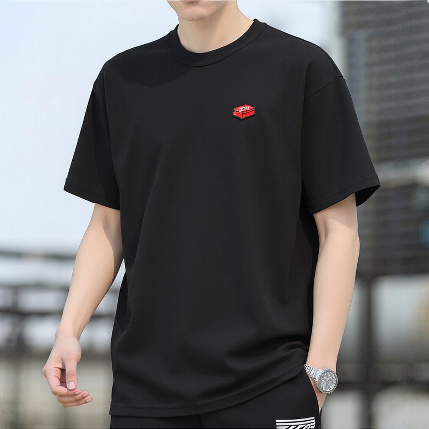 Nike耐克纯棉透气短袖男