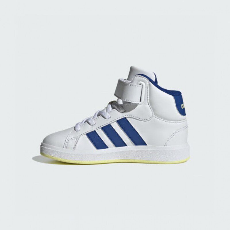 Adidas阿迪童鞋 GRAND COURT中帮舒适百搭运动休闲鞋JR2584