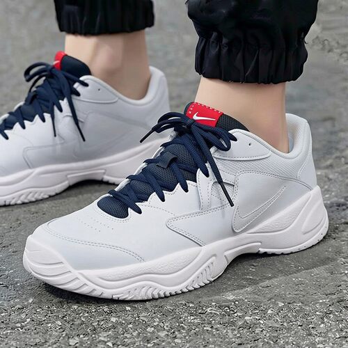 Nike耐克鞋子COURT LITE 2网球鞋新款皮面运动鞋低帮男鞋休闲跑鞋