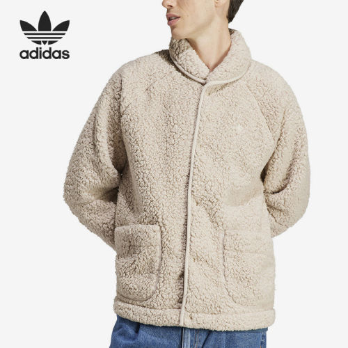 Adidas/阿迪达斯正品三叶草男子加绒保暖防风休闲外套IL5169