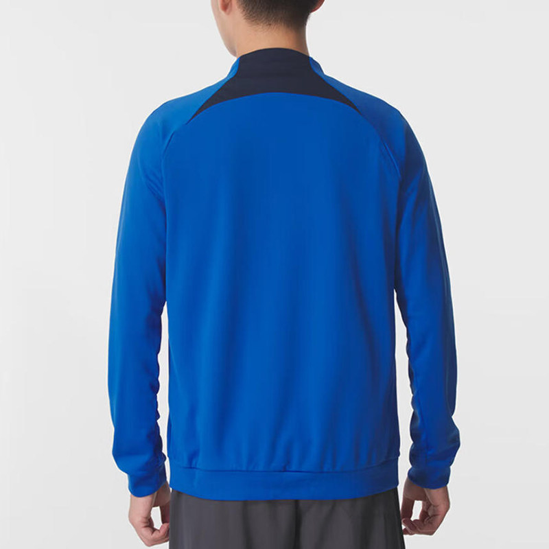 耐克外套男装冲锋衣运动服户外健身训练户外跑步梭织速干蓝色夹克