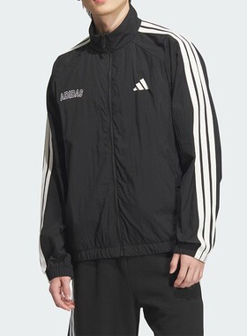 Adidas阿迪男装 潮流休闲立领长袖夹克外套KB9132 KC2835 KE4877