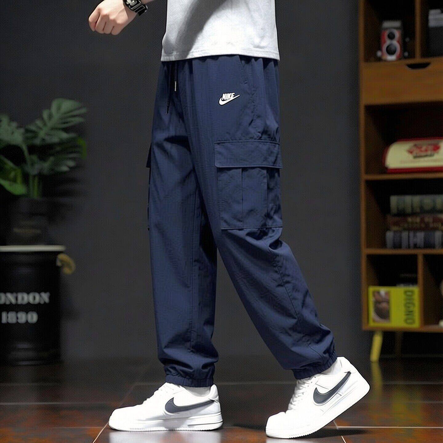 Nike耐克裤子藏蓝色长裤