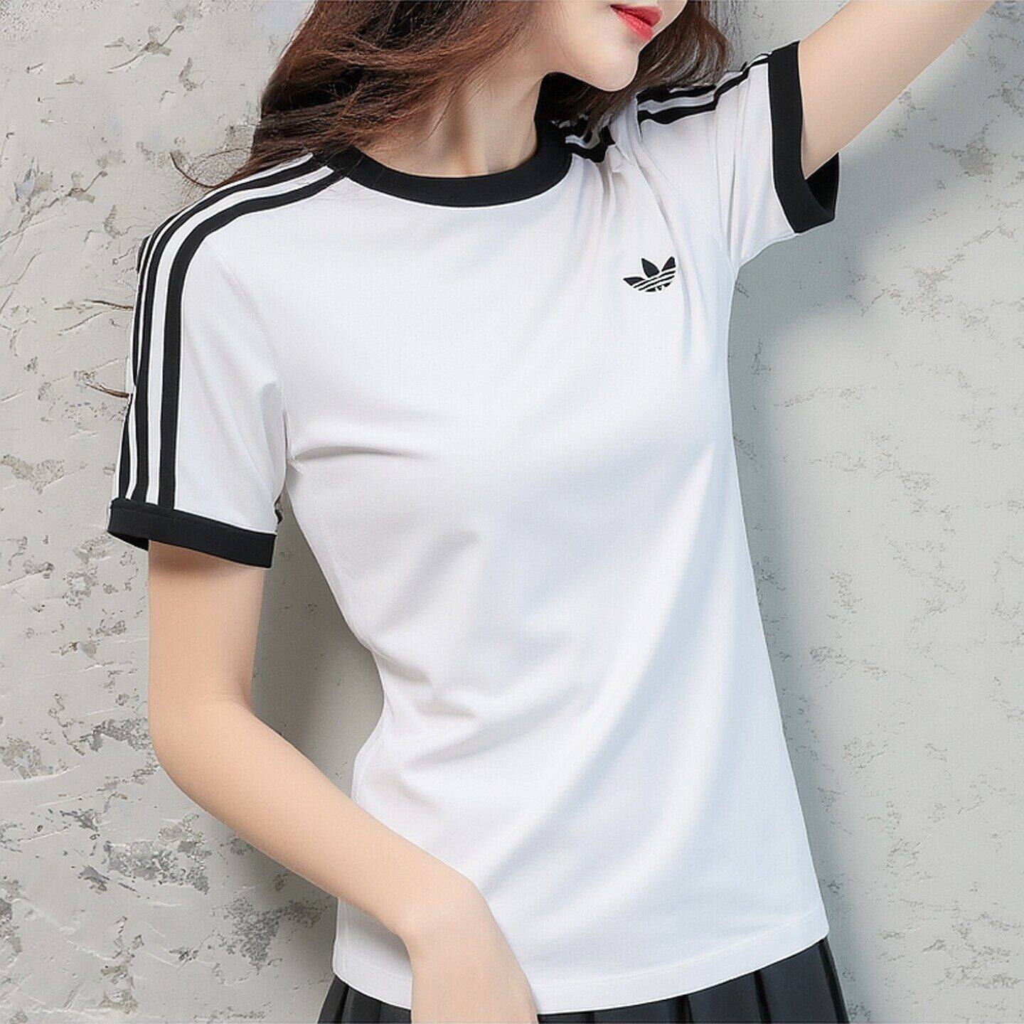 阿迪达斯三叶草T恤正品女