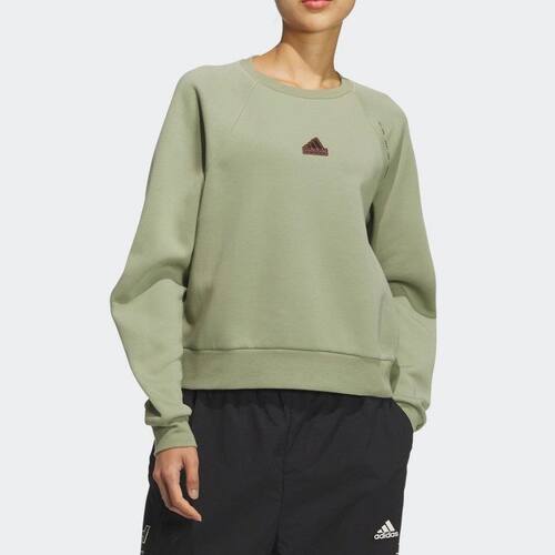 Adidas阿迪女装 简约舒适宽松运动圆领卫衣JJ1573 KB7601 KC0013