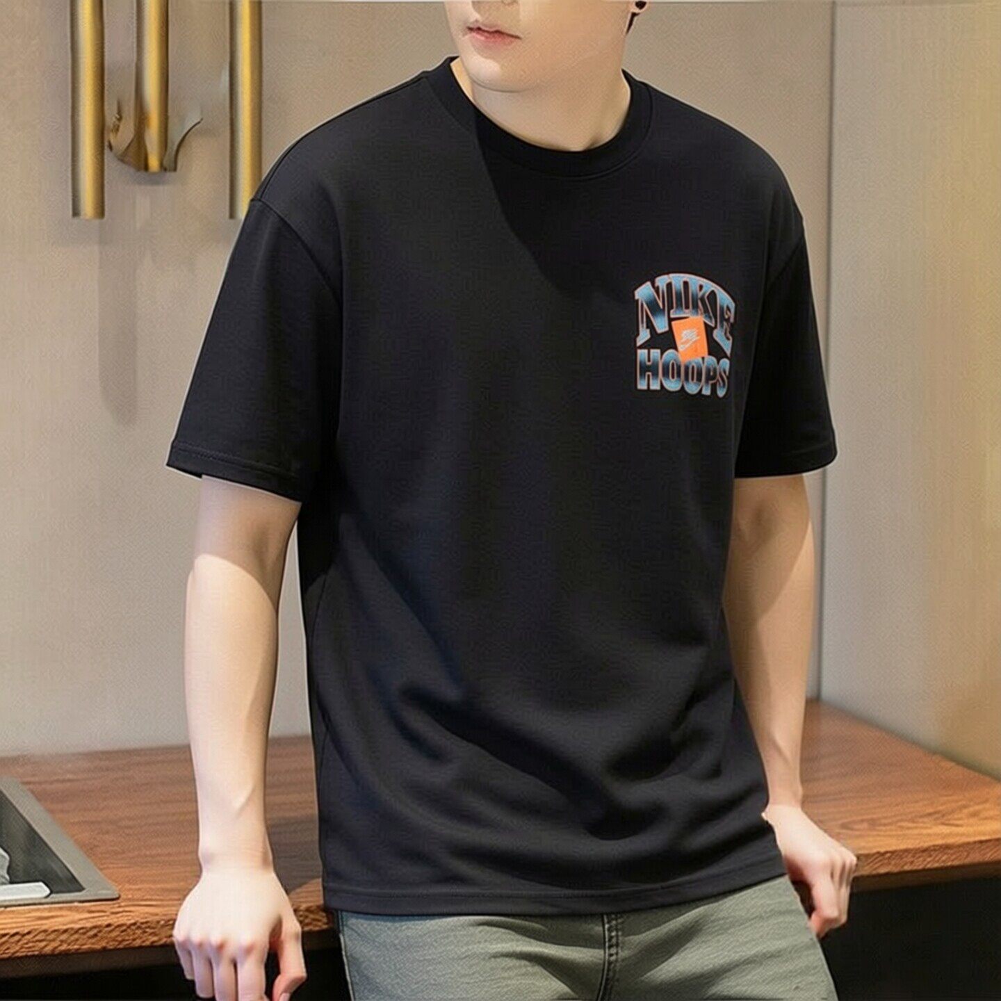 短袖Nike耐克复古男子美