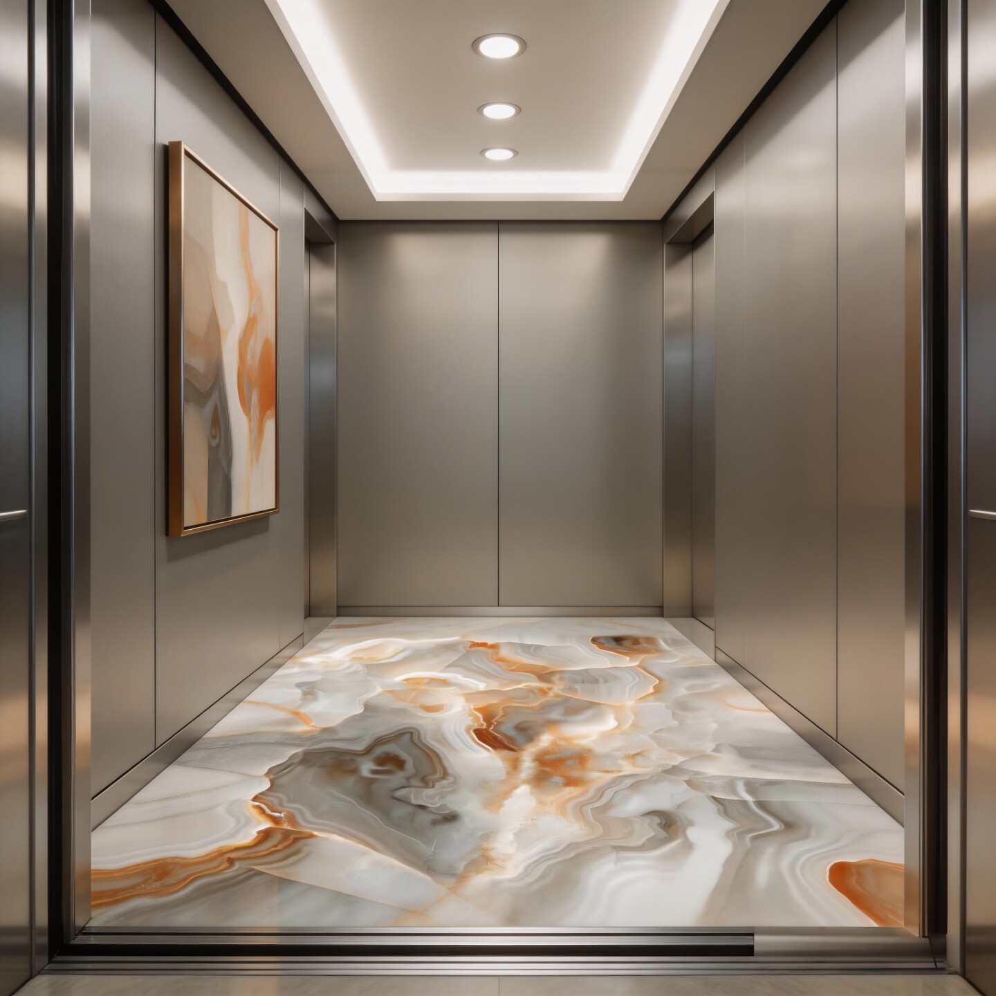 仿大理石电梯地板垫轿厢防水加厚地胶地板革办公楼酒店胶地垫定制