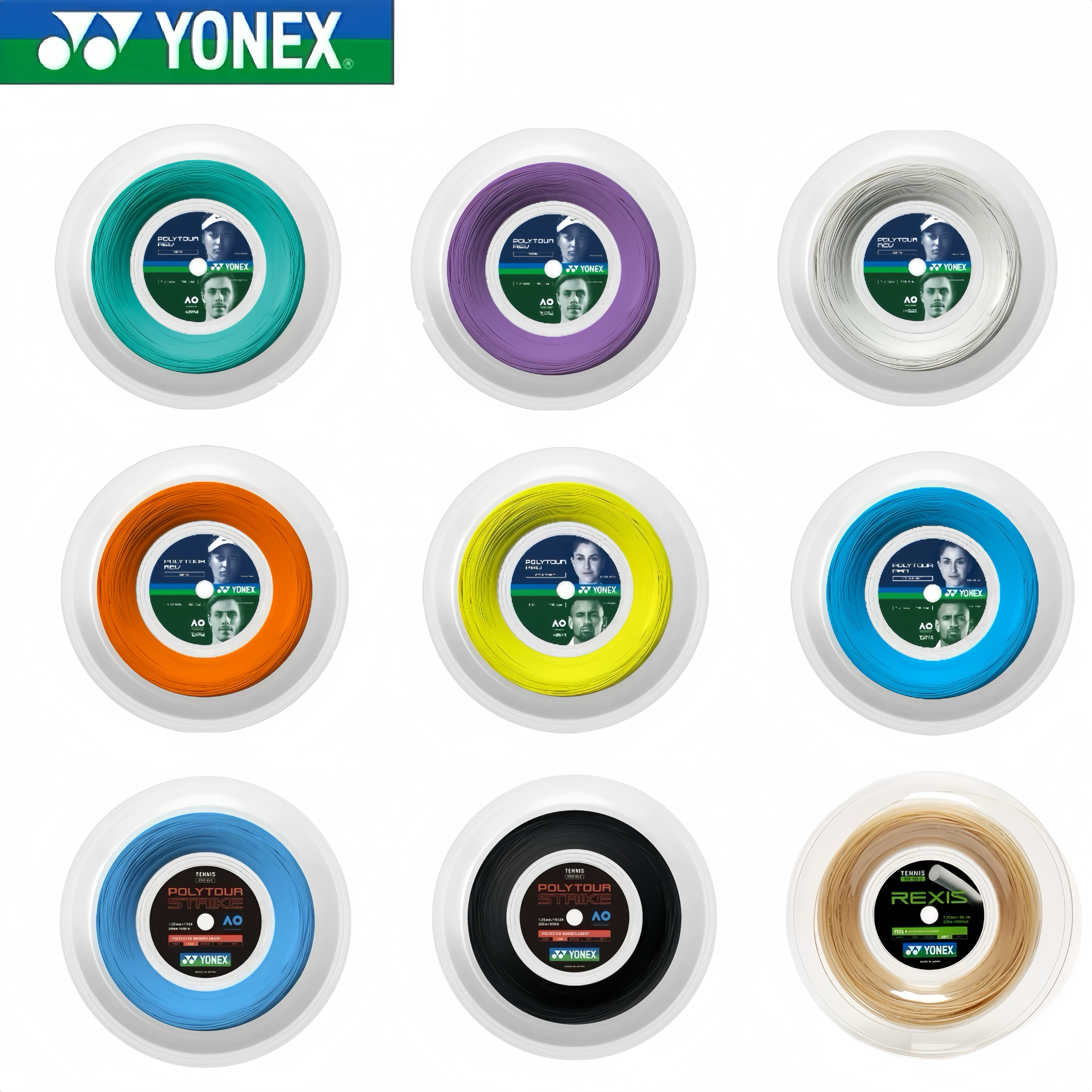 YONEX日本原产网球线大盘聚酯线