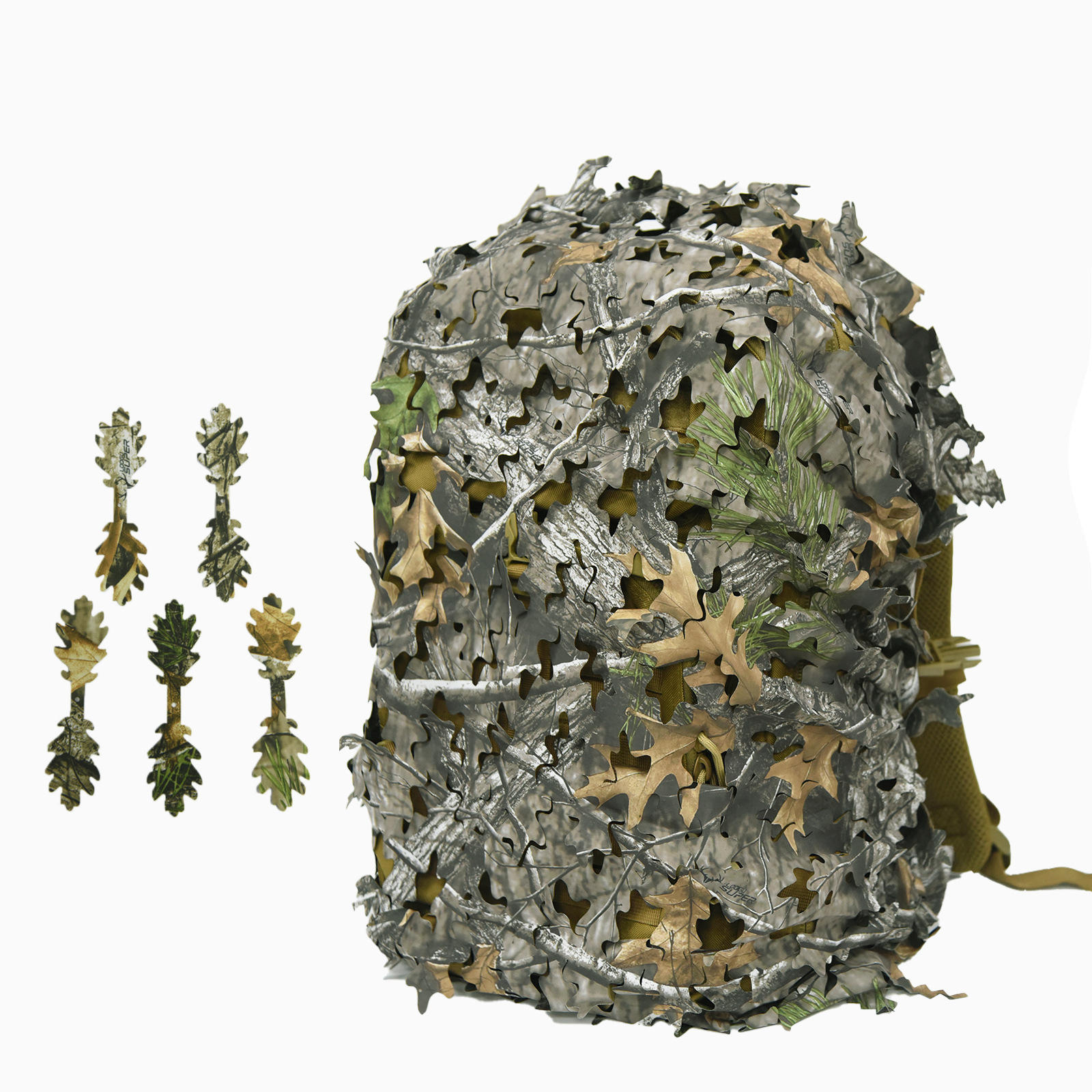 头盔罩背包罩套战术背包伪装罩CS军迷室外背包罩套CP多地60L/80L