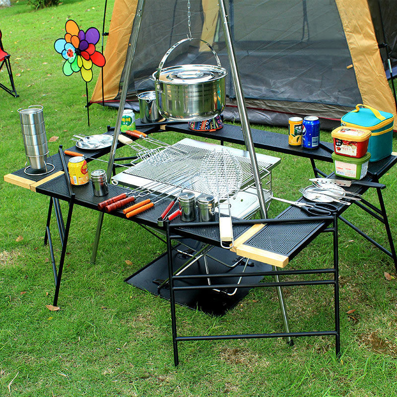 new pattern outdoors Barbecue tables Mosaic Net Tables Camp Portable multi-function Folding table road trip Portable Picnic tablesin the Outdoor/Mountaineer/Camping/Travel Goods , Outdoor Furniture , Outdoor tables  category - from Buy2taobao.com to provide professional Taobao agent buy service