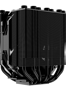 ID-COOLING SE-207XT电脑温控CPU散热器铜底镀镍小双塔高度135MM