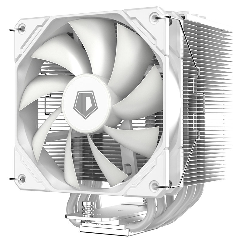 ID-COOLING SE-60ARGB PURE WHITE COMPUTER CPU COOLER 12TH GEN 1700 TEMPERATURE CONTROL SHENGUANG SYNC