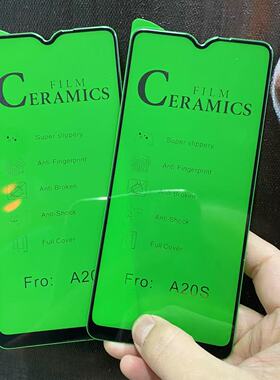 适用三星GalaxyA20S原装软膜A20s手机膜A2070全屏覆盖A207F高清全包边note10防摔保护膜S22+塑料高清膜NOTE20