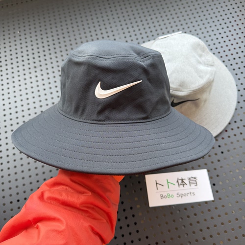 耐克大帽檐抽绳防晒渔夫帽