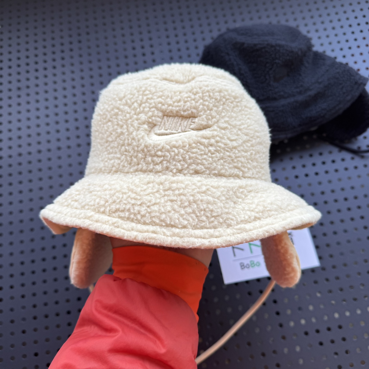 耐克Nike 男女冬季摇粒绒保暖护耳舒适轻便拼接运动渔夫帽 FZ2205