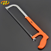 手工锯弓木工锯子锯条 可调式 华丰巨箭可调节12寸钢锯架 全钢钢锯