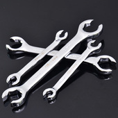 华丰巨箭油管扳手拆油管扳手六角呆头开口扳手 双头卡口油管扳子