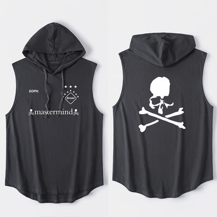 MMJ mastermind JAPAN x F.C.R.B FCRB spoh背心T恤无袖短袖新款