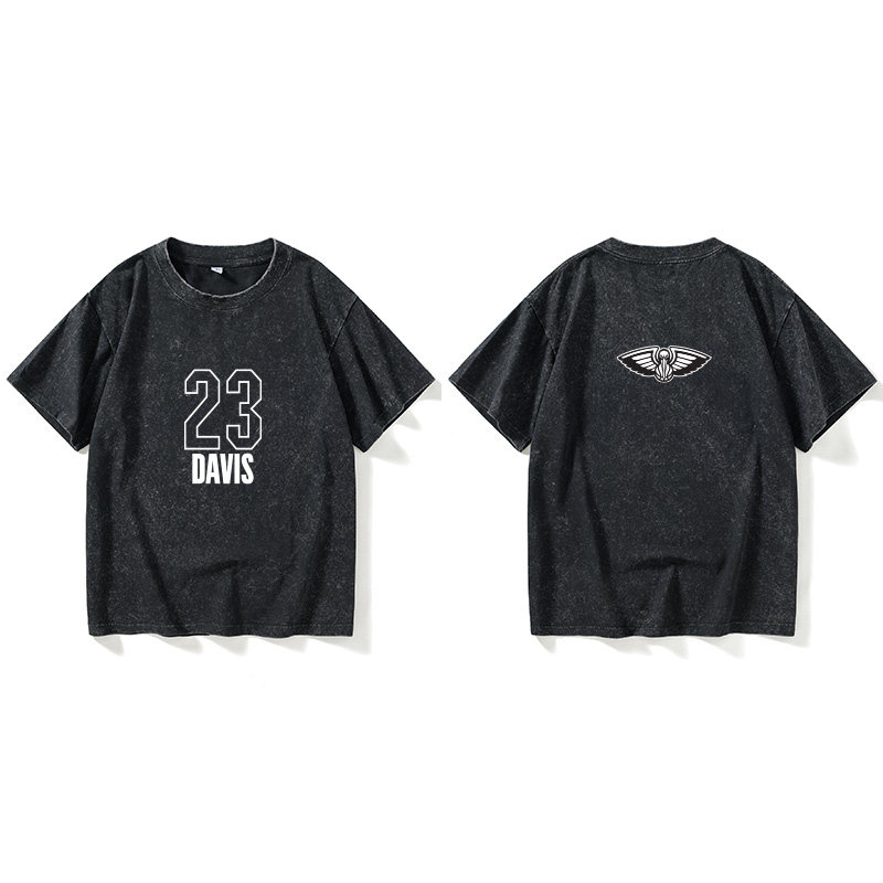 科比浓眉哥 飞人AJ23篮球运动T恤短袖Oversize衣服男女圆领大码宽