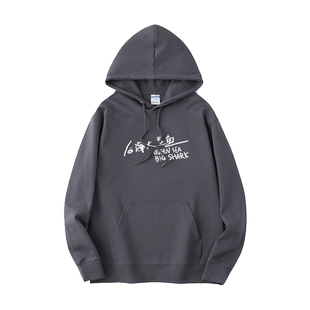 乐队的夏天周边后海大鲨鱼新裤子岛屿卫衣连帽潮衣服套头衫带帽男