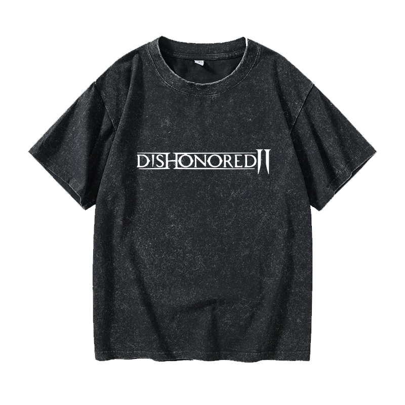 电竞 STEAM PS4 游戏 dishonored 2 羞辱2T恤短袖潮衣服女男圆领