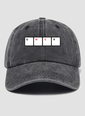 LOL周边WE战队队服LOL 键盘QWER帽子棒球帽男女小清新鸭舌帽遮阳