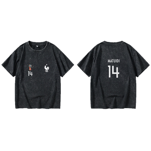 18法国国家队球衣训练服 7号格列兹曼 姆巴佩 博格巴T恤短袖新品