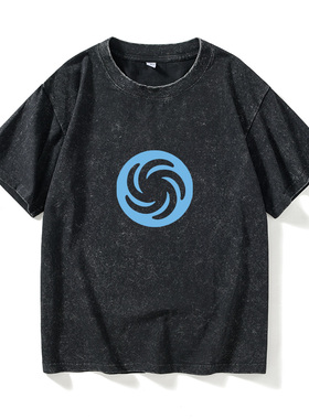 Spore 袍子T恤短袖潮衣服女男圆领大码宽松夏季情侣装棉上衣半袖