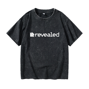 DJ Hardwell revealed厂牌T恤短袖简约衣服女男圆领大码宽松夏季