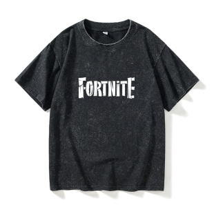 宽松夏 潮衣服女男圆领大码 PS4 XBOX游戏Fortnite堡垒之夜T恤短袖