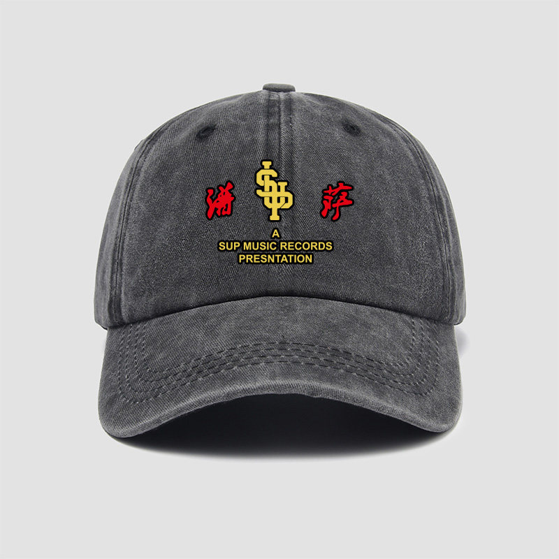 中国新说唱刘聪 邦bang 以下犯上功夫胖大傻sup帽子棒球帽做旧男