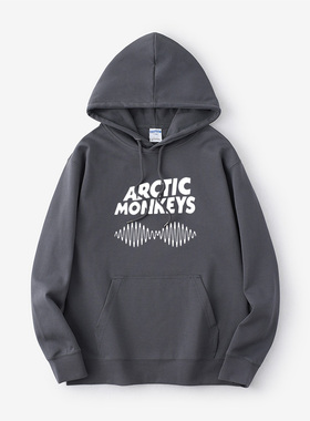 摇滚朋克北极猴乐队Arctic monkeys卫衣连帽外搭衣服套头男女上衣