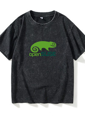 redhat opensuse debian gentoo arch linux gnome程序员T恤短袖