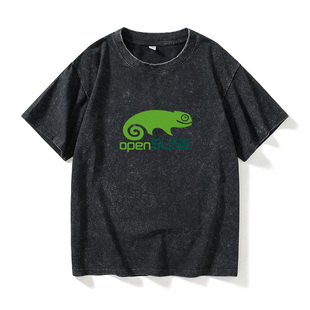 gentoo debian opensuse linux gnome程序员T恤短袖 arch redhat