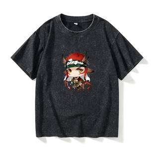 阴阳师游戏大天狗服周边妖刀姬茨木童子ssr动漫T恤短袖 衣服女 个性