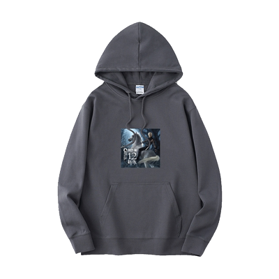 八度卫衣连帽毛圈衣服套头男女