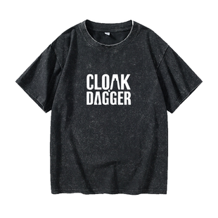 漫威美剧Cloak Dagger 斗篷与匕首T恤短袖个性衣服女男圆领大码宽