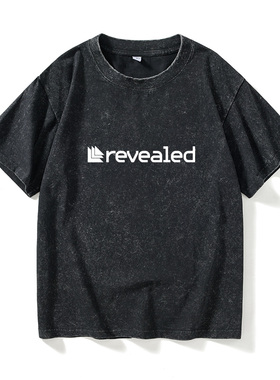 DJ Hardwell revealed厂牌T恤短袖Oversize衣服女男圆领大码宽松