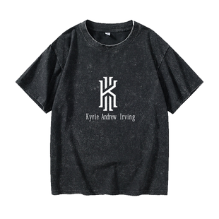 凯尔特人欧文加内特纯棉 篮球运动T恤短袖韩版衣服男女圆领大码宽