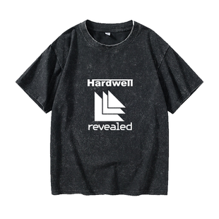 DJ Hardwell revealed厂牌T恤短袖大码衣服女男圆领大码宽松夏季