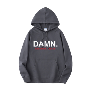 Kendrick Lamar DAMN嘻哈说唱卫衣连帽ins衣服套头男女上衣宽松情