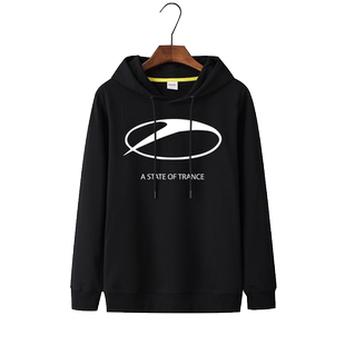 DJ电音A STATE OF TRANCE卫衣连帽原宿衣服套头男女上衣宽松情侣