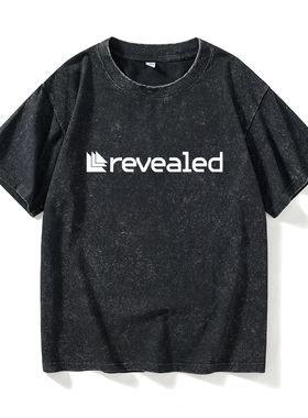 DJ Hardwell revealed厂牌T恤短袖简约衣服女男圆领大码宽松夏季