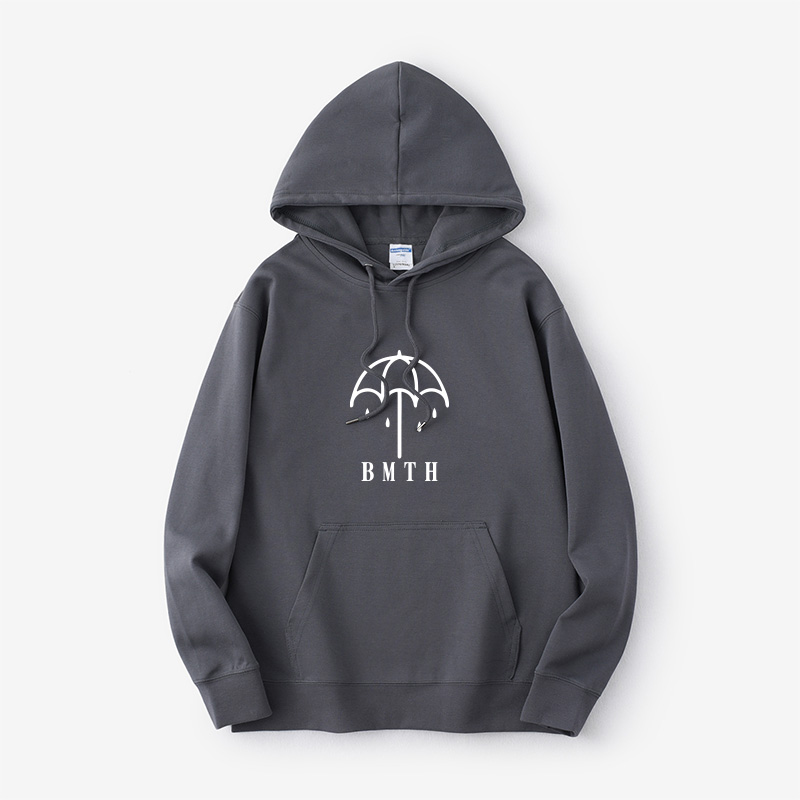 金属振澜连帽慵懒风衣服套