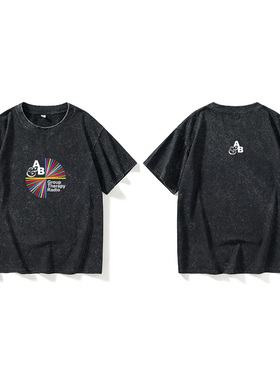 Above & Beyond电音三人组 DJ音乐T恤短袖休闲衣服女男圆领大码宽