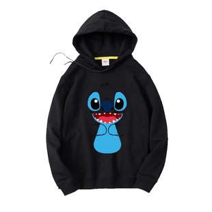 星际宝贝史迪奇史迪仔stitch卫衣连帽休闲套头宽松男女情侣装运动